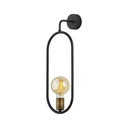 Jupiter 1820 - PIKE27 - Aplică perete PONTI 1xE14/40W/230V negru
