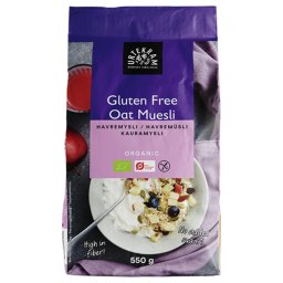 Musli bio de ovaz fara gluten 550g Urtekram