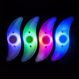 Set 4 bucati, lumini LED Spite, culoarea albastra / rosu / verde