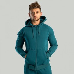 STRIX Hanorac cu fermoar Nova Deep Teal S