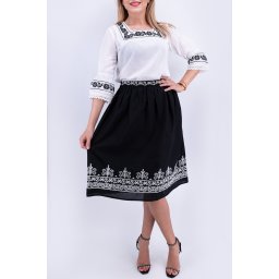 Fusta stilizata cu motive traditionale Ofelia 2