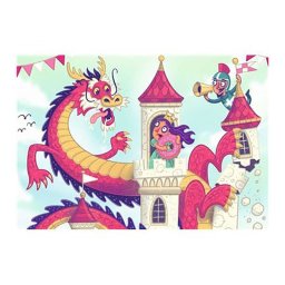 Puzzle Si Joc Dragon, 2X24 Piese