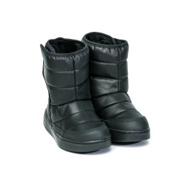 Ghete Fete Bibi Urban Boots New Black cu Velcro Imblanite