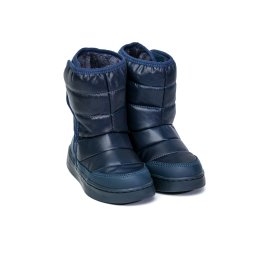 Ghete Fete Bibi Urban Boots New Azul cu Velcro Imblanite