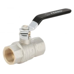 Robinet trecere din alama pt. apa PN40, 1 1/2" FI-FI cu sfera si maneta