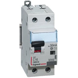 INTRERUPTOR AUTOMAT DIFERENTIAL COMBINAT 32A 1P+N C 30mA AC 6kA 2MW - LEGRAND DX3