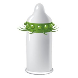 Egzo Bee's Knees Stimulating Condom 1 pc