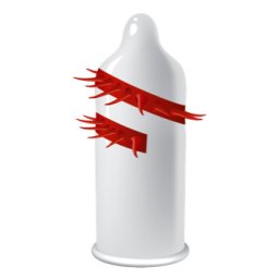 Egzo Dragon Lord Stimulating Condom 1 pc