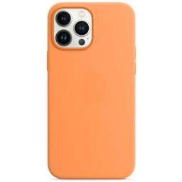 Husa iPhone 13 Pro Max 6.7 Silicon Liquid Peach
