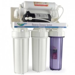 FILTRU DE APĂ CU OSMOZĂ INVERSĂ CU 5 NIVELE, CU POMPĂ ȘI TANC