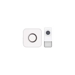 Sonerie fără fir 3xAAA IP55 albă
