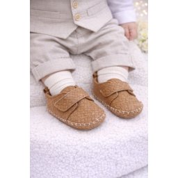 Pantofiori eleganti maro cu model