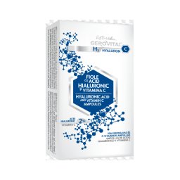 Fiole cu acid hialuronic si vitamina c 10buc FARMEC