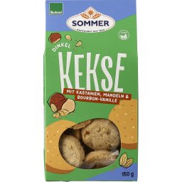Biscuiti vegani cu castane si migdale bio 150g