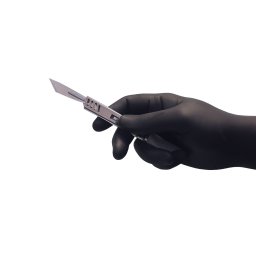 easyCARE Nitrile Gloves Powder-Free Black 100 pack M