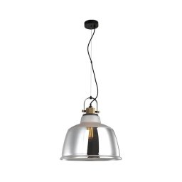 Lustră pe cablu ASGARD 1xE27/11W/230V argintie Klausen 111019