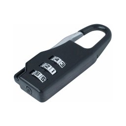 Lacăt cu cifru cu trei numere 21,5x60 mm negru Extol