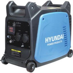 HY 3500 XSE Generator de curent tip inverter Hyundai ,putere maxima 3,5 kVA, pornire electrica + telecomanda , rezervor 7,5 L, 2 prize 16 A