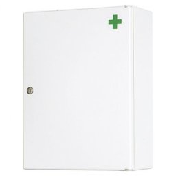 Dulap pentru medicamente si prim ajutor din plastic, Escalate, 32x42x15 cm, Alb