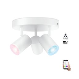 WiZ LED RGBW spot reglabil IMAGEO 3xGU10/4,9W/230V alb Wi-Fi