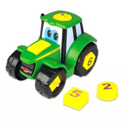 Tomy: Tractorul Johnny cu forme şi cifre