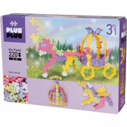Plus-Plus: Basme cu zâne, culori pastelate - set 3-în-1