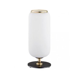Lampă de masă VALIANO 1xE27/15W/230V neagră/albă/aurie Argon 4994