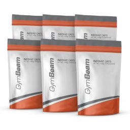 GymBeam Ovăz instant 6 x 1000 g fără aromă