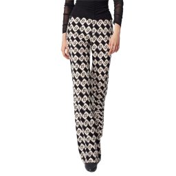 DIANE VON FURSTENBERG Pantaloni Dvf Brooklyn Pants DVFPL3Q004PYCKB B2384 paisley chainlink black