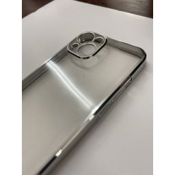 Husa iPhone 13 6.1 Silicon Clear Metalic