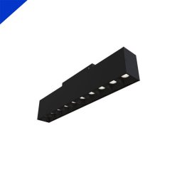 Proiector Linear LED Magnetic 20W, Negru, IP20, 48V, Lumina Calda 3000K