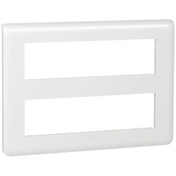 Rama alba 2 x 8 module, 237x166 mm, Legrand Mosaic 078837