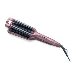 Ondulator HT65, roz, coafuri 4 in 1, onduleuri naturale