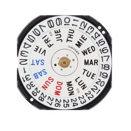 Mecanism Seiko 7N43 zi si data la 3