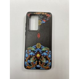 Husa telefon Plastic Huawei P40 Pro Black Dragon