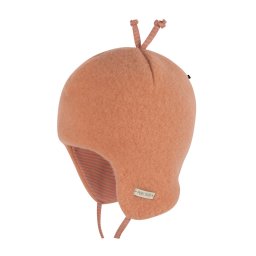 Căciulă din lână merinos fleece Pure Pure - Dusty Apricot