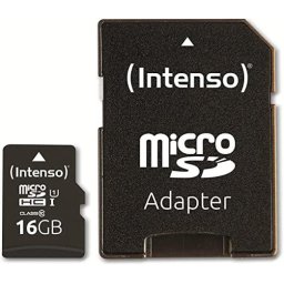 Card memorie Intenso UHS-I Performance 16 GB microSDXC, memory card (black, UHS-I U1, Class 10)