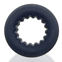 Oxballs AXIS Ribbed Cockring Black Ice