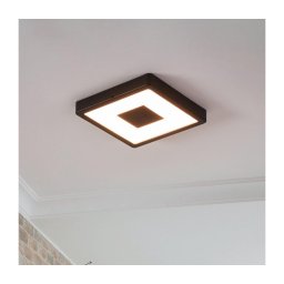 Plafonieră LED de exterior IPHIAS LED/17W/230V IP44 neagră Eglo 900283