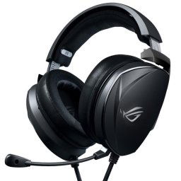 Casti gaming ASUS ROG Theta Electret, difuzoare dedicate Hi-Fi Electret 120mm, compatibile multiplatforma, 3.5mm, Negru