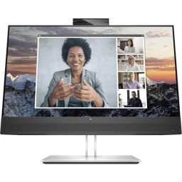 Monitor LED HP E24m G4 23.8 inch FHD IPS 5 ms 75 Hz Webcam USB-C, Negru/Argintiu