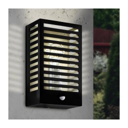 Aplică de exterior cu senzor ALAMONTE 1xE27/60W/230V IP44 Eglo 900137
