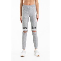 LABELLAMAFIA Pantaloni sport pentru femei Essentials Grey S