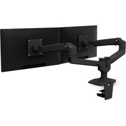 Suport monitor Ergotron LX Dual Side-by-Side Arm black
