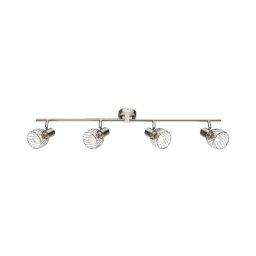 Spot TEXAS 4xE14/40W/230V crom mat Globo 54809-4