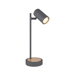 Globo 57910TG - Lampă de birou ROBBY 1xGU10/5W/230V gri/maro