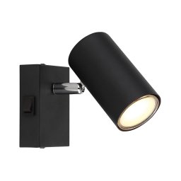 Globo 57911-1B - Aplica de perete ROBBY 1xGU10/25W/230V negru