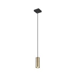 Lustră pe cablu Globo 57911HM ROBBY 1xGU10/35W/230V negru/alamă