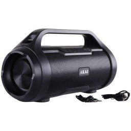 Boxa portabila AKAI ABTS-50, Bluetooth, rezistenta la apa, Radio FM, USB, SD card