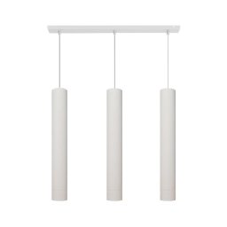 LED Lustră pe cablu TUBA 3xGU10/4,8W/230V albă